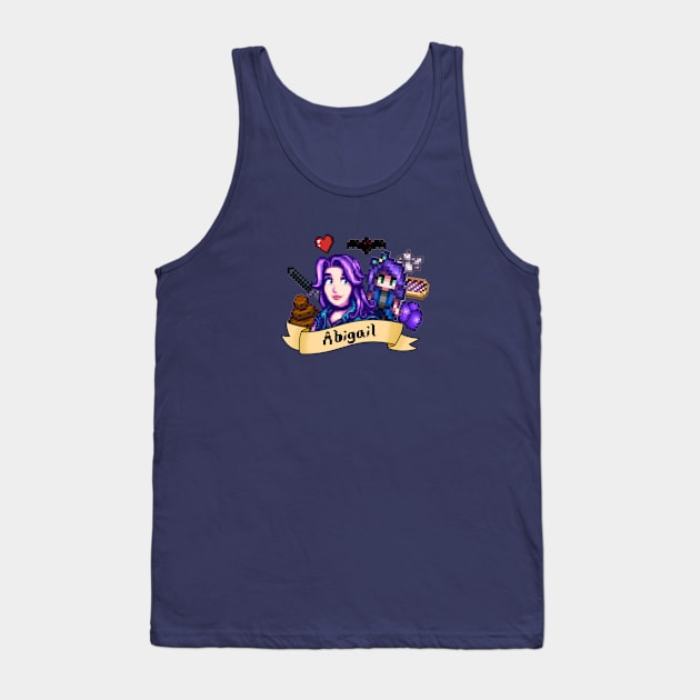 Abigail Stardew Valley Tank Top by LavenderLilypad